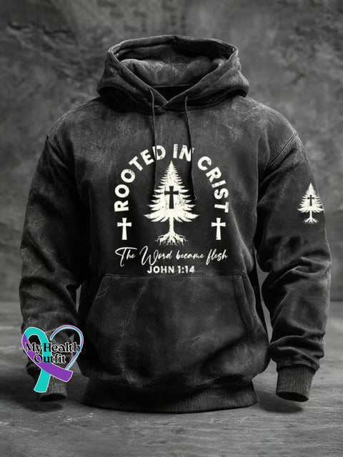 Christmas Art Casual Hoodie Sweatshirt Black / S