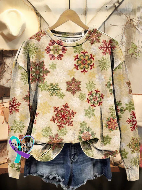 Christmas Art Casual Sweatshirt One / S
