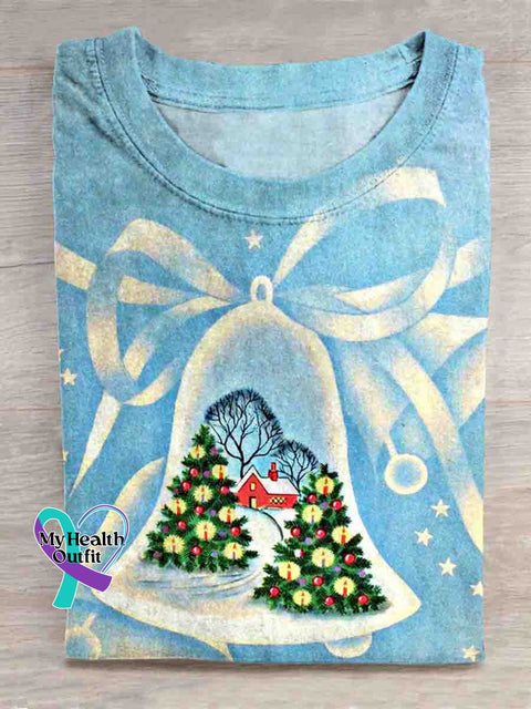Christmas Bell Art T-shirt Multicolor / S