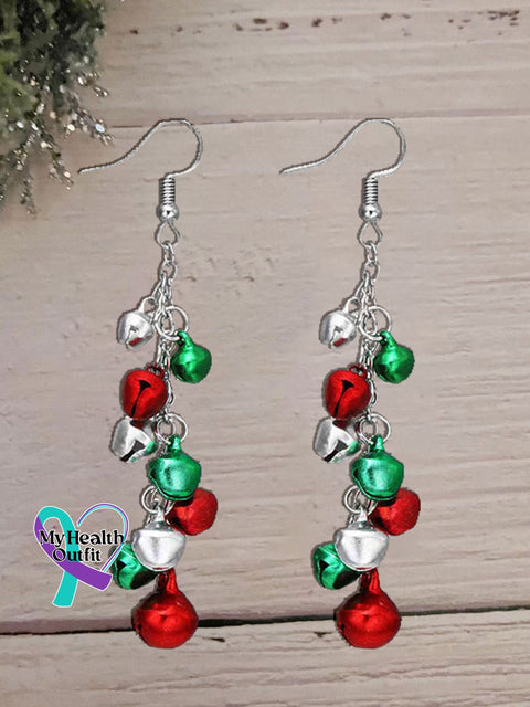 Christmas Bell Tree Earrings Multicolor / Onesize