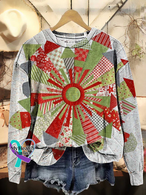 Christmas Casual Sweatshirt Multicolor / S