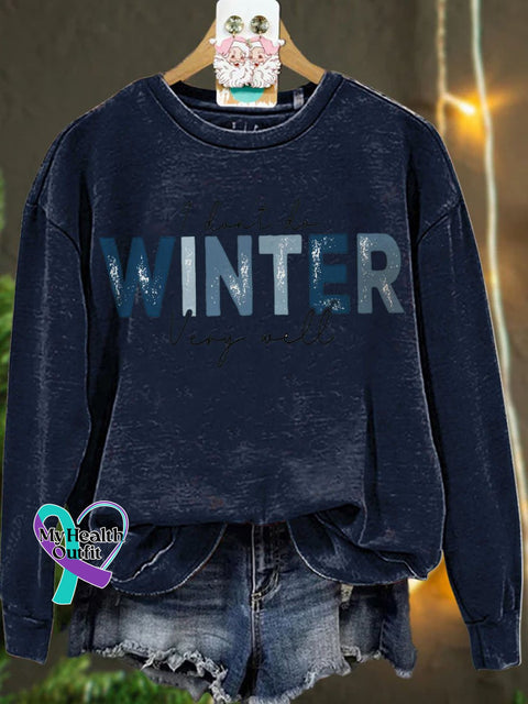 Christmas I Don’t Do Winter Very Well Casual Sweatshirt Navyblue / S
