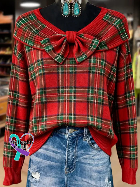 Christmas Print Buttoned Cardigan Sweater Multicolor / S