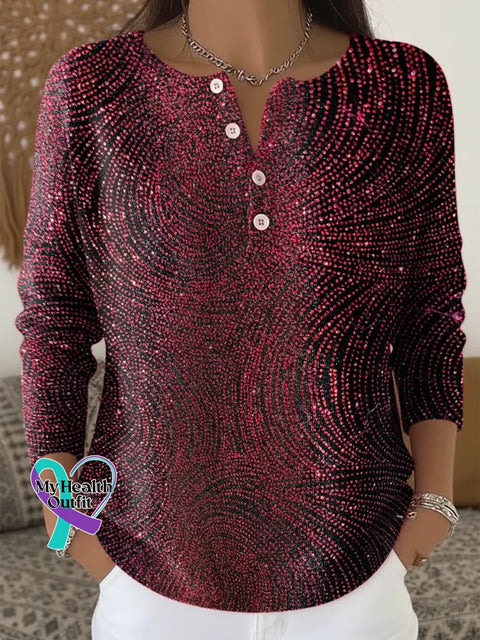 Christmas Print Buttoned Cardigan Sweater Multicolor / S