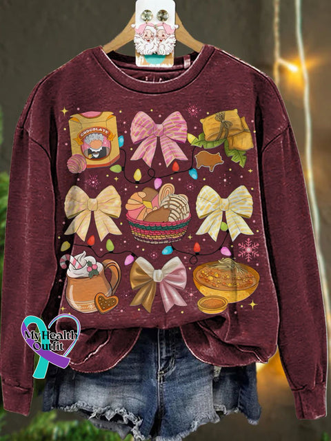 Christmas Tis The Season Mexican Casual Sweatshirt Maroon / S