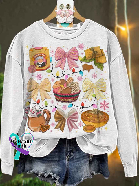 Christmas Tis The Season Mexican Casual Sweatshirt White / S