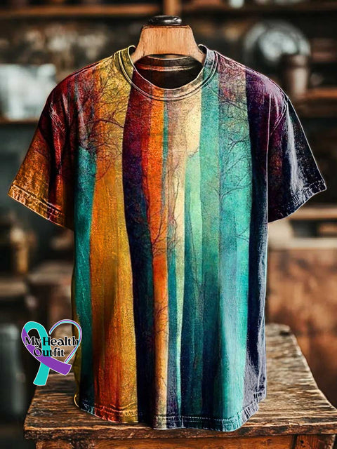 Colorful Tree T-shirt Multicolor / S