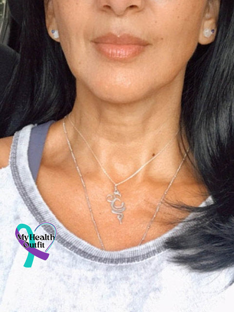 Creative Handmade Design Just Breath Necklace