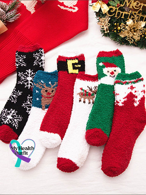 Cute Cozy Soft Christmas Socks
