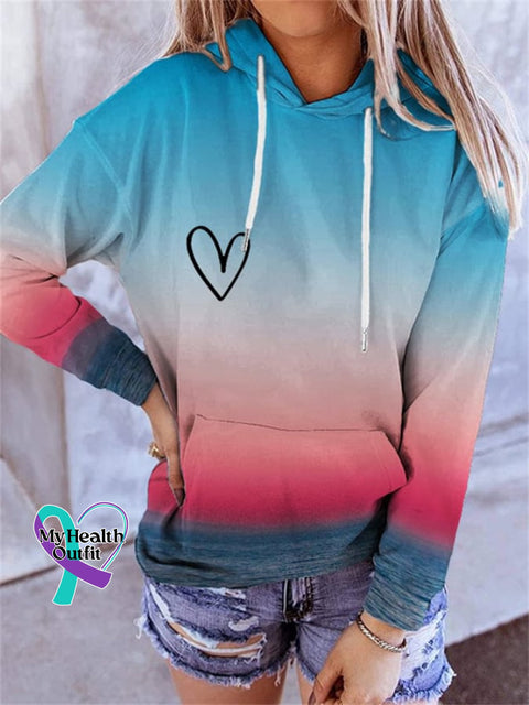 Dear Person Behind Me I Hope Today Doesn’t Suck Lots Of Love Gradient Hoodie