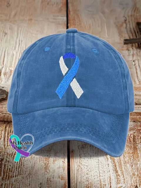 Diabetes Awareness Art Hat Blue / Onesize