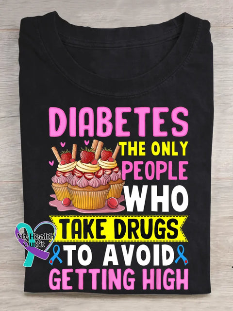 Diabetes Awareness T-shirt Black / S