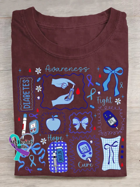 Diabetes Awareness T-shirt Red / S