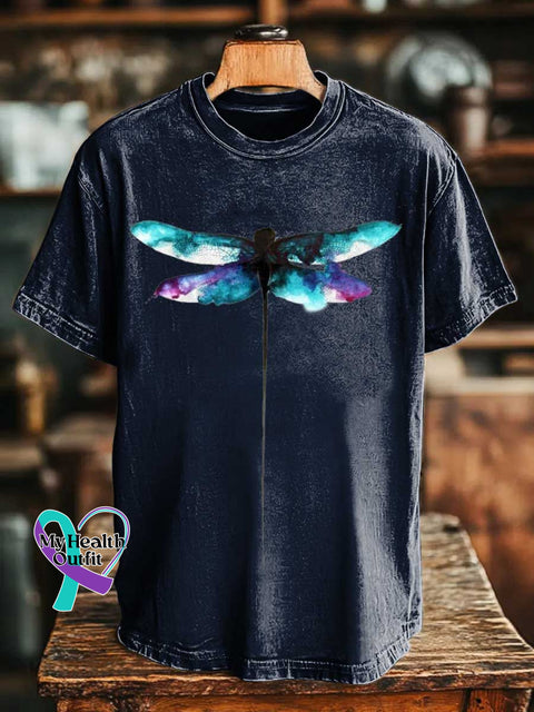 Dragonfly SUICIDE PREVENTION AWARENESS T-shirt Blue / S