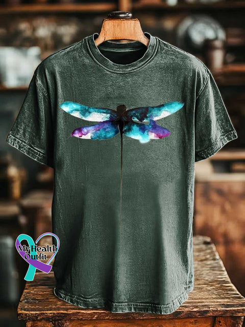Dragonfly SUICIDE PREVENTION AWARENESS T-shirt Green / S