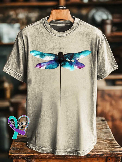 Dragonfly SUICIDE PREVENTION AWARENESS T-shirt Sand / S