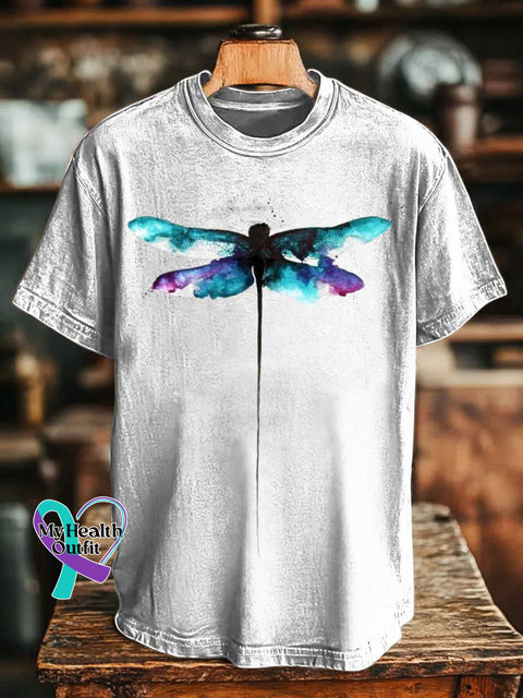 Dragonfly SUICIDE PREVENTION AWARENESS T-shirt White / S