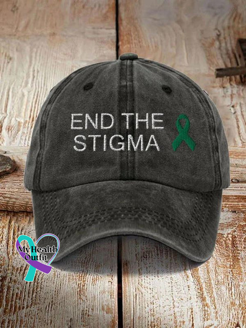 End The Stigma Art Print Hats Black / Onesize