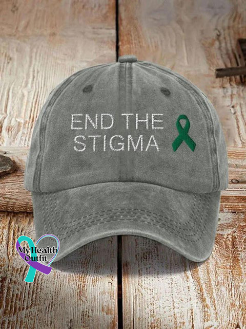 End The Stigma Art Print Hats Grey / Onesize