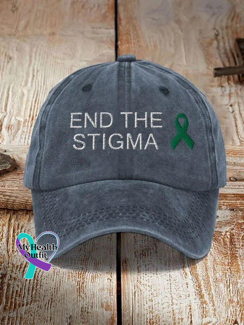End The Stigma Art Print Hats Navy / Onesize