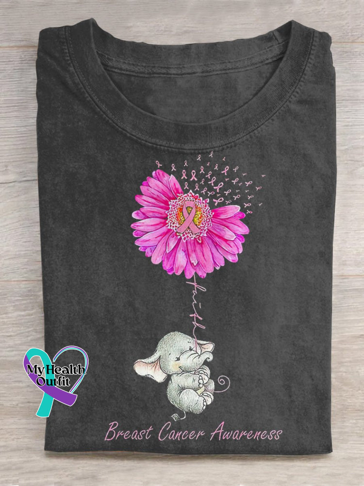 Focus On Breast Cancer Memorial T-Shirt Black / S