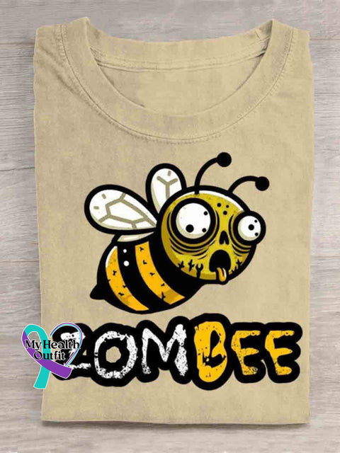 Funny Bee T-shirt Apricot / S