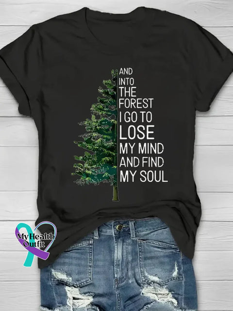 Funny Christmas Word Pattern Art Print Casual Cotton T-shirt Black / S