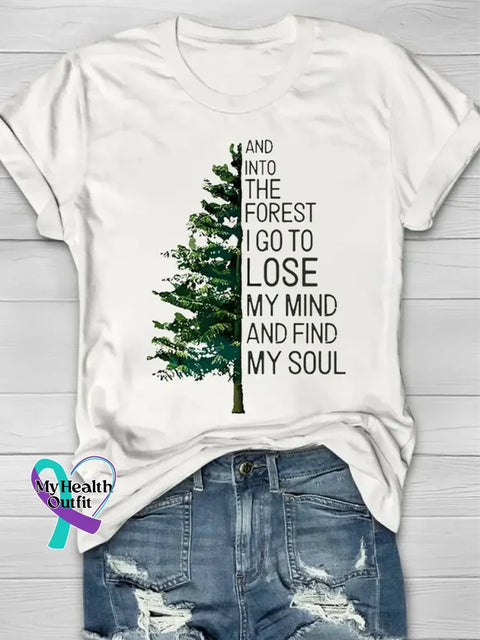 Funny Christmas Word Pattern Art Print Casual Cotton T-shirt White / S