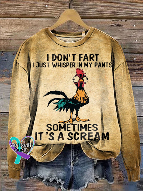 Funny Letter Print Casual Sweatshirt Sand / S