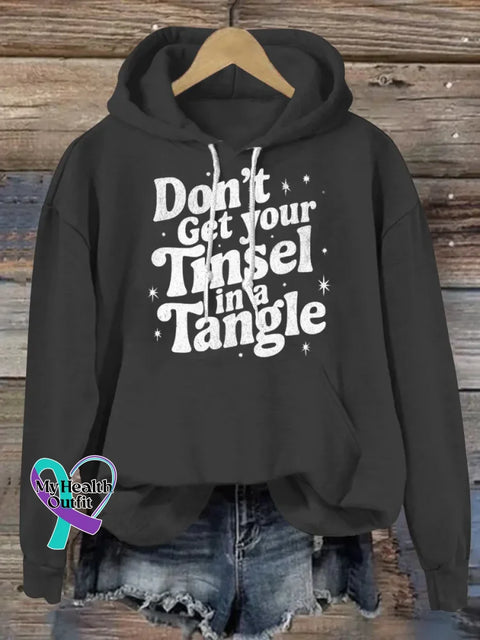 Funny Saying Art Print Casual Hoodie Sweatshirt Black / S