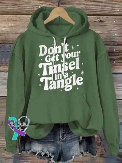 Funny Saying Art Print Casual Hoodie Sweatshirt Green / S