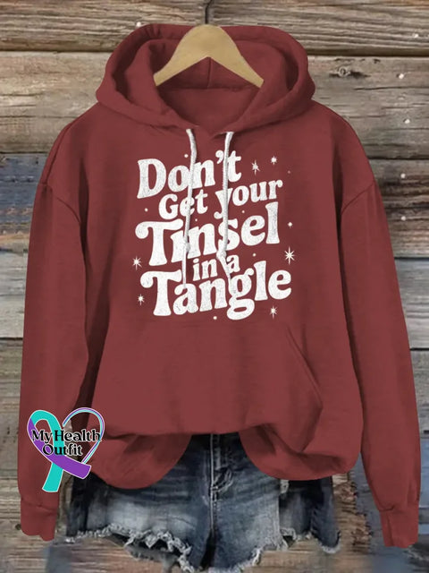 Funny Saying Art Print Casual Hoodie Sweatshirt Red / S