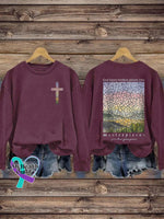 God Turns Broken Pieces Into Masterpieces Casual Sweatshirt Maroon / S