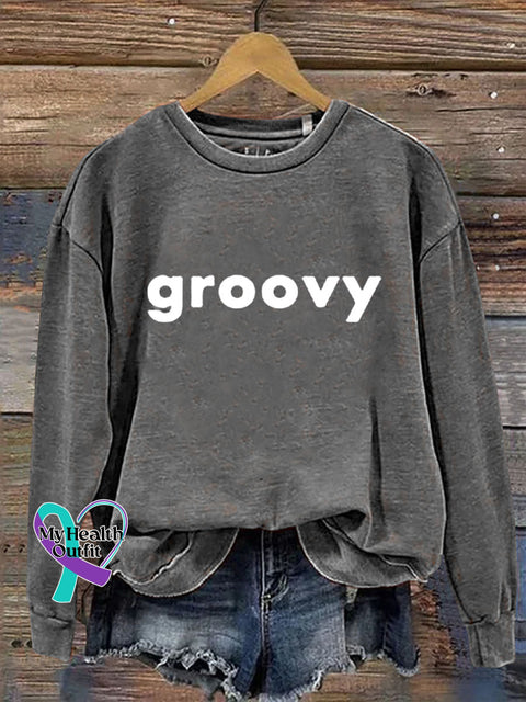 Groovy Casual Sweatshirt Grey / S