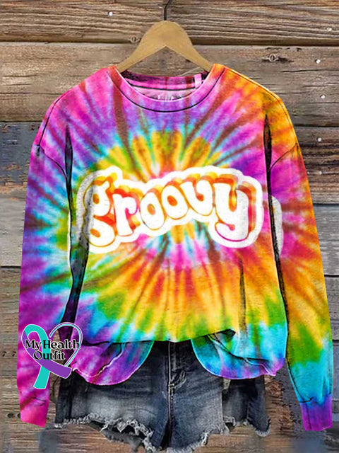 Groovy Casual Sweatshirt Multicolor / S