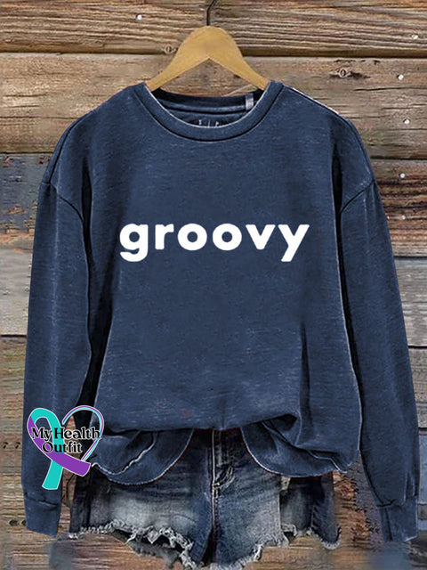 Groovy Casual Sweatshirt Navyblue / S