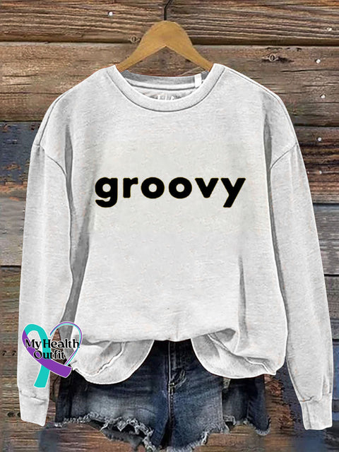 Groovy Casual Sweatshirt White / S