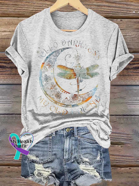 HELLO DARKNESS MY OLD FRIEND T-shirt White / S