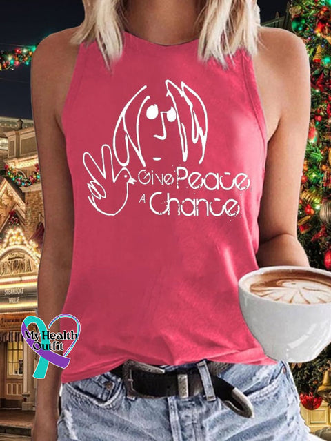 Hippie Women’s Printed Tank Top Watermelon Red / S