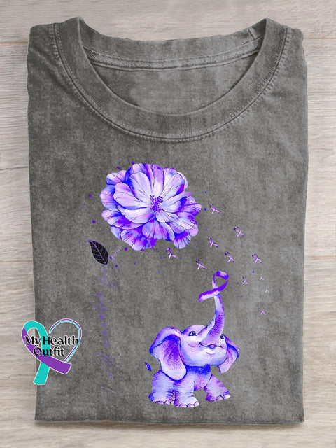 I Will Remember Alzheimer’s Awareness T-shirt Grey / S