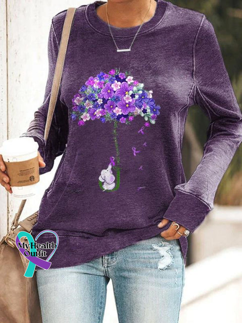 I Will Remember For You Dementia Alzheimer’s Disease Awareness Graphic Printed Women’s Casual