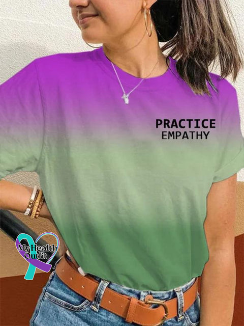 In A World Full Of People Who Couldn’t Care Less Be Someone More Practice Empathy Art Pattern