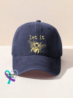 Let It Bee Art Baseball Cap