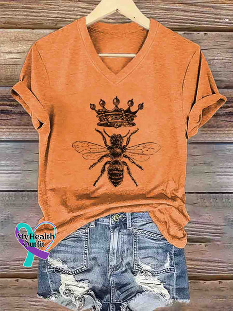 Let it Bee Casual T-Shirt Orange / S