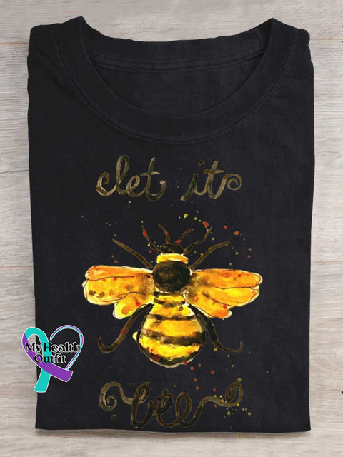 Let It Bee T-shirt Black / S
