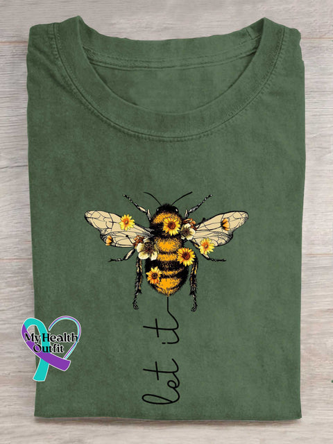 Let It Bee T-shirt Green / S