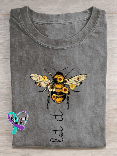 Let It Bee T-shirt Grey / S
