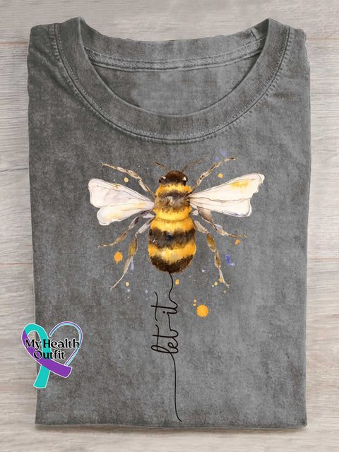 Let It Bee T-shirt Grey / S