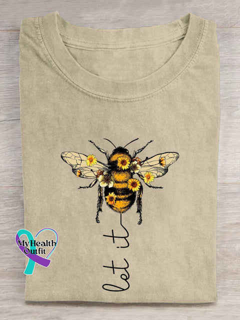 Let It Bee T-shirt Sand / S