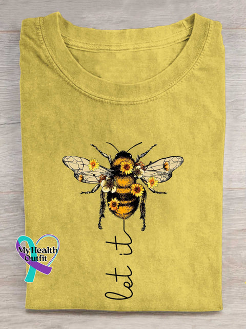 Let It Bee T-shirt Yellow / S